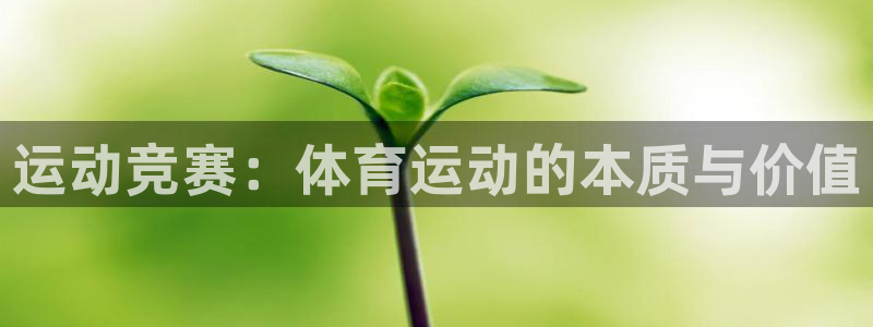 oety欧亿：运动竞赛：体育运动的本质与价值